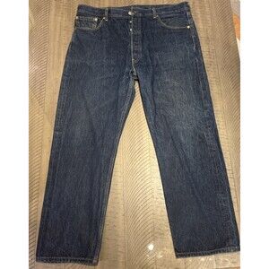Levis Mens 501 Original Fit Denim Jeans Size 40x32 Button Fly